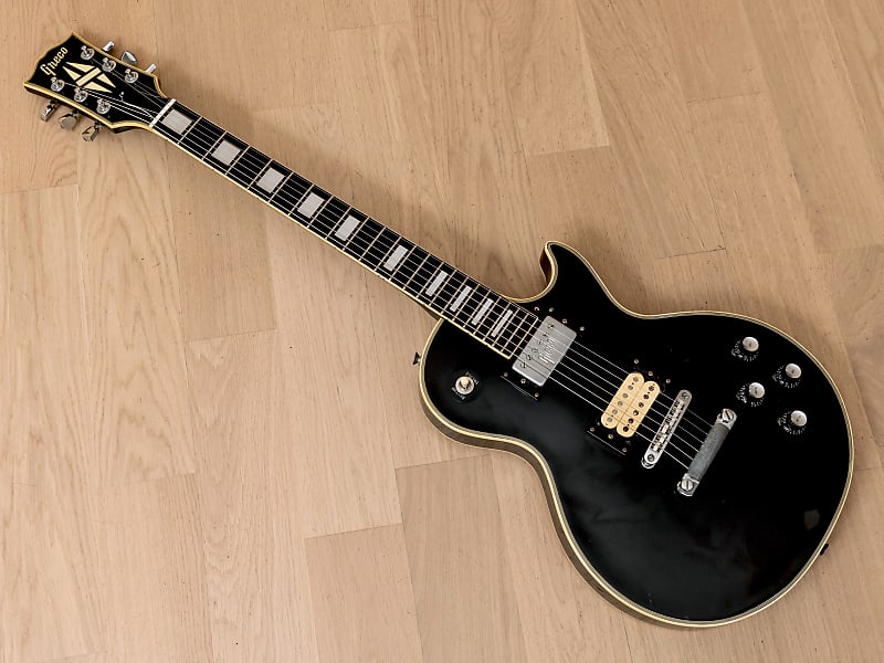 1974 Greco EG-480B Custom Black Beauty Vintage Guitar Ebony