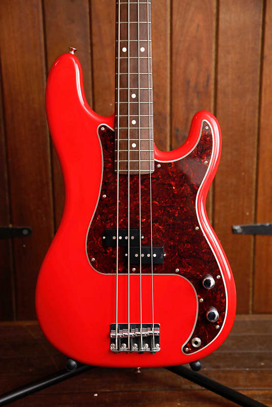 Fender Hybrid II Precision Bass Made in Japan Modena Red Rosewood Pre-Owned image 1