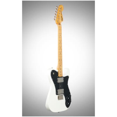 Squier Classic Vibe '70s Telecaster Deluxe Electric Guitar, with Maple Fingerboard, Olympic White image 4