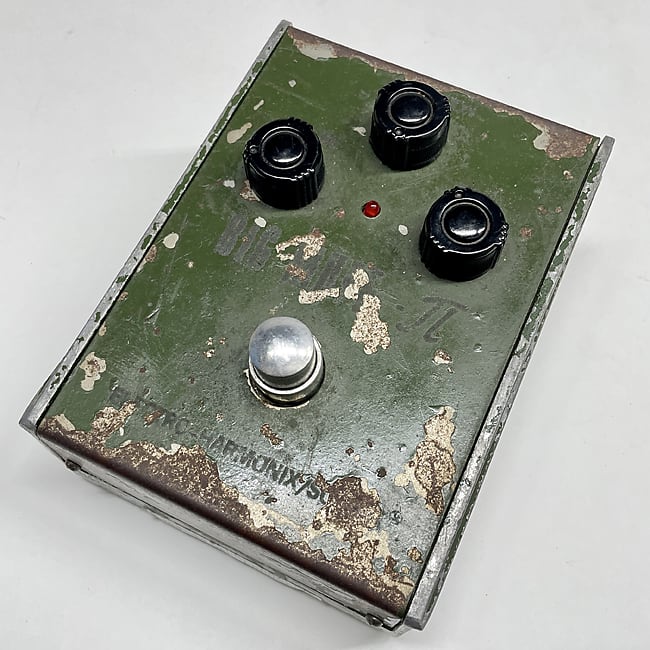 ELECTRO-HARMONIX Big Muff Pi V7C Army Green Tall Font MOD [04/24