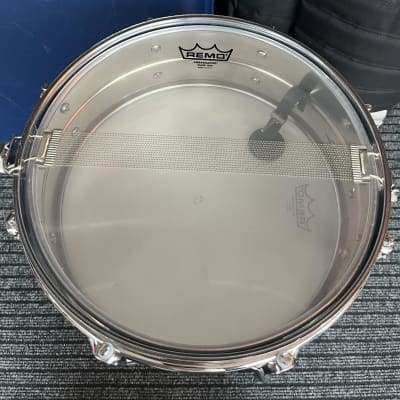 Sonor snare-drum d454 70s - Ferromanganese/chrome image 7