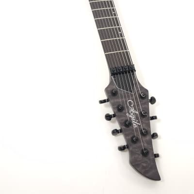 Agile 8 String Electric Guitar w/Floyd Rose Tremolo 28 5/8" Scale Interceptor Pro 828 EB EMG Blue Purple Burl image 4