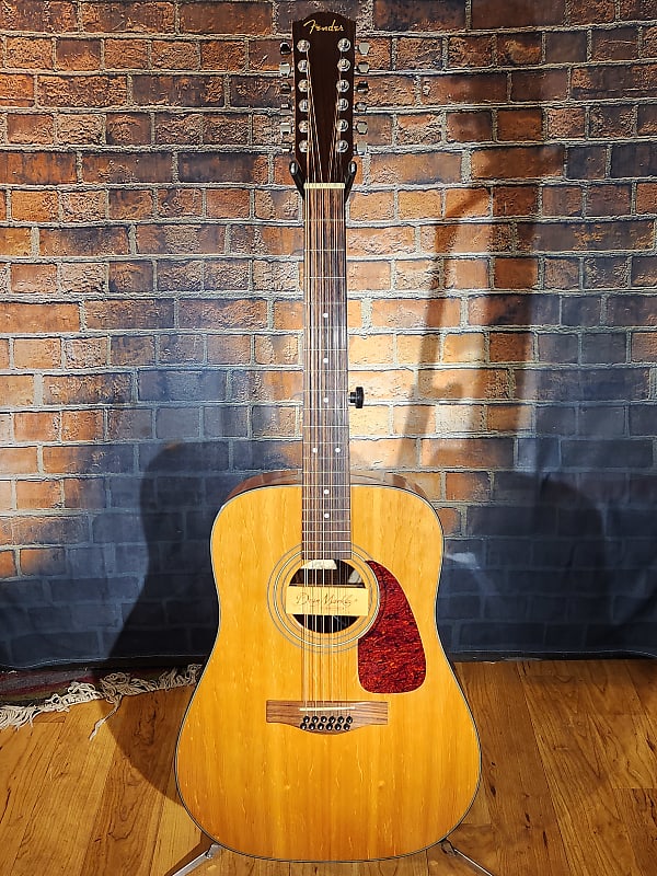 Fender DG-14S/12 12-String Acoustic Guitar Natural w/ Dean Markley Promag Plus Pickup image 1