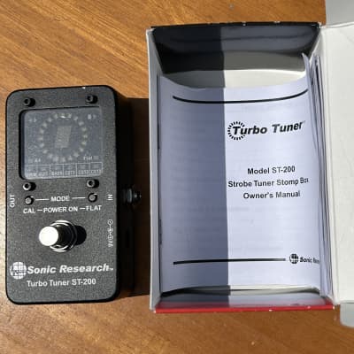 ギター Sonic Research ST-200 Used Sonic TURBO TUNER ST-200 Guitar Effect