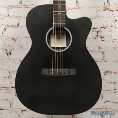 Martin OMC-X1E-01 Acoustic Guitar Matte Black image 1