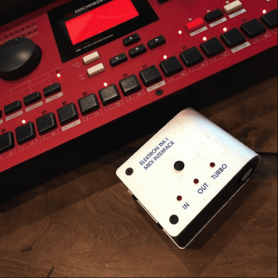 Elektron Machinedrum SPS-1 MKII UW+  with custom Red Faceplate and TM-1 interface image 2