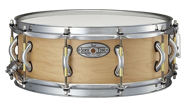 Pearl  STA1450MM321 14x05" Maple Snare Drum in Satin Maple - Gloss Maple / Brand New image 1