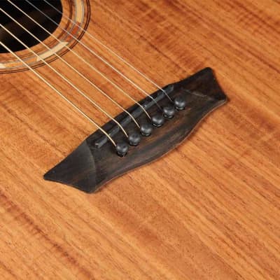 Washburn WCGM55K Comfort Series Grand Auditorium Koa Top/Back/Sides Mahogany Neck 6-String Acoustic Guitar w/Gig Bag image 7
