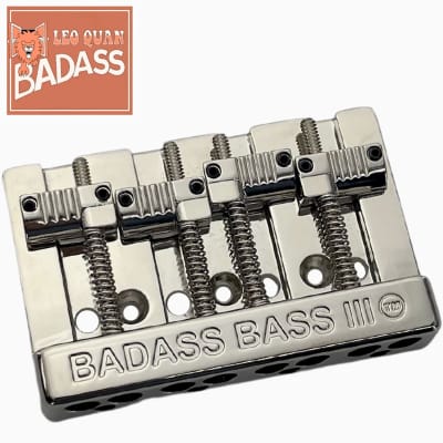 NEW Leo Quan Badass Bass II BRIDGE for Fender P Jazz Grooved