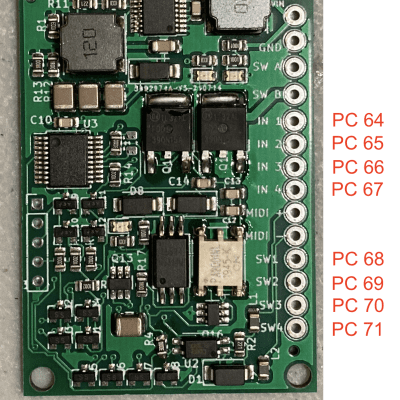 Mesa Boogie MIDI and Quiet Channel Switching Mod PCB for Mesa Boogie Rectifiers 2021 Green image 3