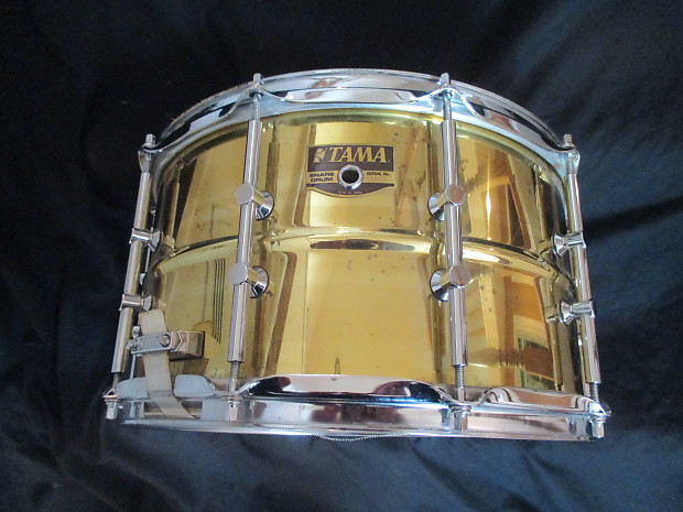 Tama Vintage Solid Brass 14 X 8 Snare Drum, 10 Lugs, Japan | Reverb