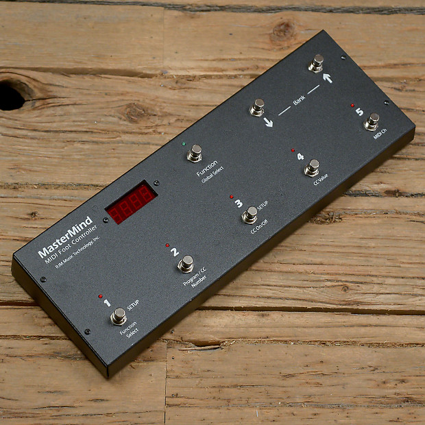 RJM Mastermind MIDI Foot Controller USED | Reverb RJM Mastermind MIDI Foot Controller USED | Reverb