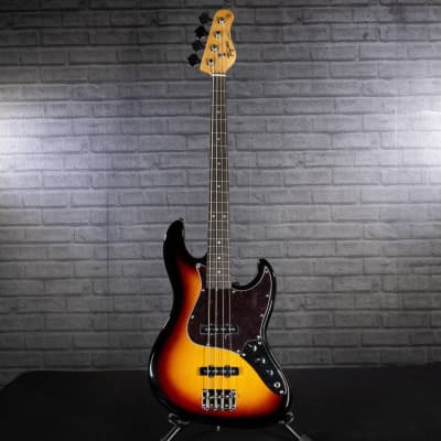 Tagima TW-73 4-String Fretless Electric Bass Guitar (Sunburst) image 2