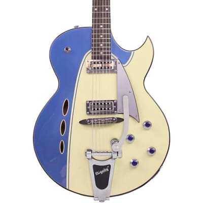 Backlund Rockerbox II DLX Semi-Hollow Maple Body Mahogany Neck Soft C 6-String Electric Guitar w/Premium Soft Case image 4
