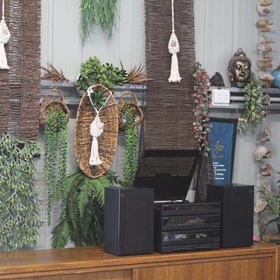 Vintage 1980s Sharp SG-F550 Home Stereo System + Bluetooth See VIDEO image 6