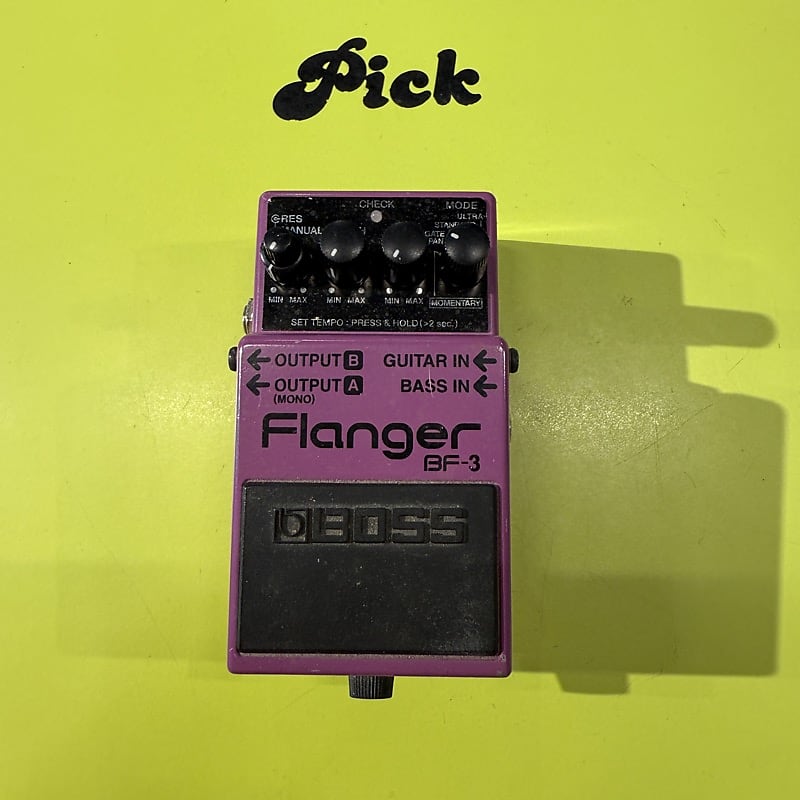 Boss BF-3 Flanger (Dark Gray Label) 2002 - Present - Purple image 1
