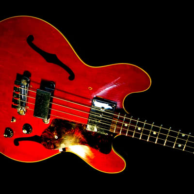 Epiphone EB 232 C Rivoli 1966 Cherry Red. Iconic Bass. Rare. image 5