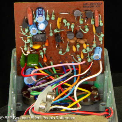 Ibanez TS-808 Tube Screamer with Texas Instruments RC4558P op amp 1981 with "R" Logo and Lock on Nut s/n 108665 Japan image 9