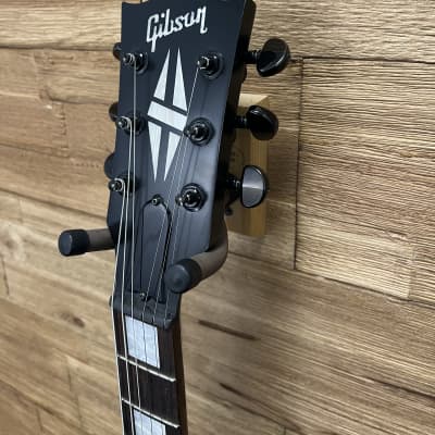 Gibson Nighthawk N-225 Semi Hollow Guitar 2013 - Ebony Ltd edition Rick Harris Pinstripe. Upgraded pickups w/OHSC image 9