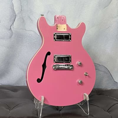 Daisy Rock Retro-H Loaded Semi-Hollow Body Flash Pink for sale
