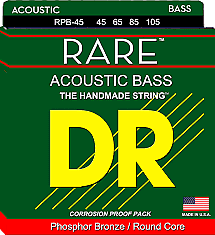 DR Rare Acoustic Bass Strings Phosphor Bronze RPB-45 45-105 *Free Shipping in the USA* image 1