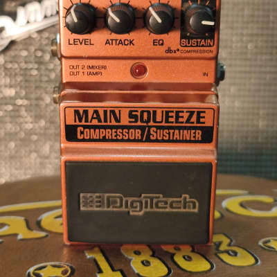 DigiTech Main Squeeze Compressor Sustainer Pedal | Reverb