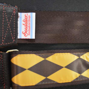 New! Souldier Strap "Charlie Brown" USA Handmade Custom Guitar Strap Free Shipping image 4