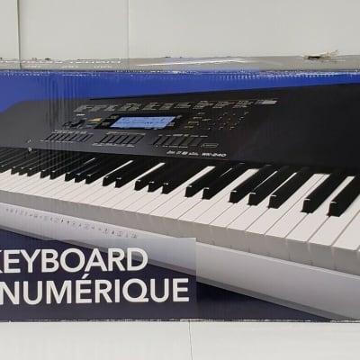 Casio WK 240 76 Key Portable Keyboard 2010s Black Reverb Canada