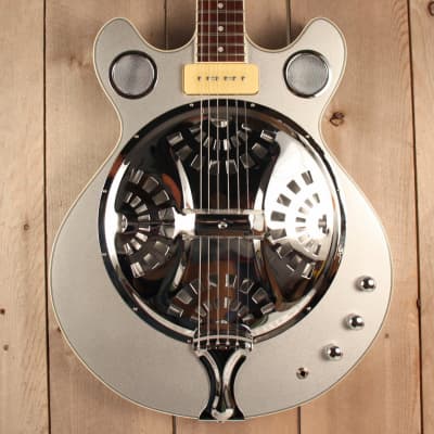Eastwood Delta 6 resonator guitar - Sonic Silver for sale