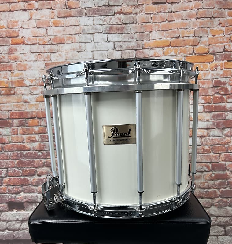 Pearl Marching Snare 2000's White Reverb