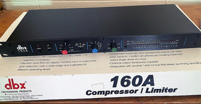 dbx 160A Compressor Limiter Black | Reverb