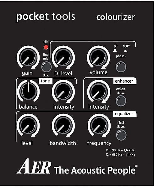 AER COLOURIZER-2 Pocket Tools Instrument/Microphone Preamplifier-DI image 1