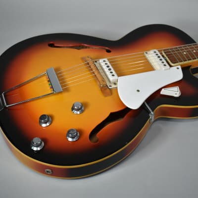 1960s Eko Lark II Sunburst Finish Electric Guitar image 3