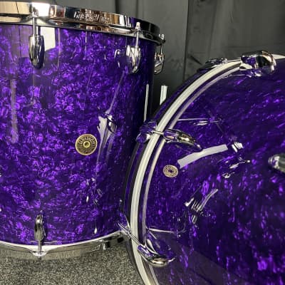 Gretsch Broadkaster Shell Set 2024 - Purple Marine Pearl *SPECIAL OFFER* image 8