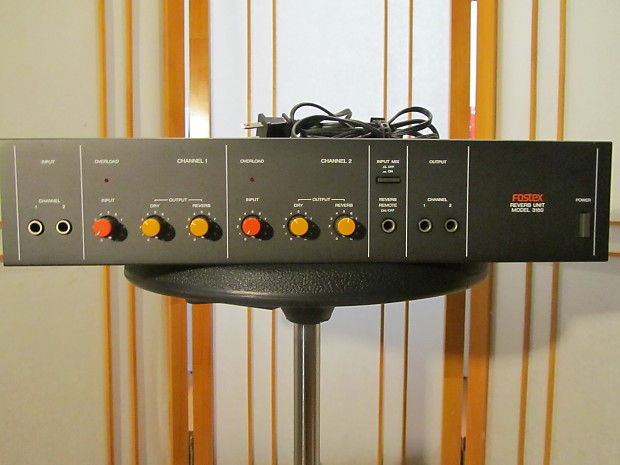 Fostex 3180 Dual Spring Reverb Unit 1980's