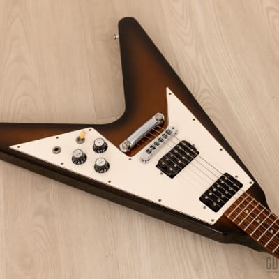 1992 Gibson Flying V '67 Vintage Reissue Sunburst 100% | Reverb