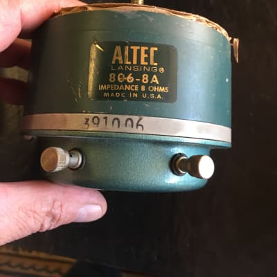 Altec Lansing 806-8A Driver 1960's Green | Reverb