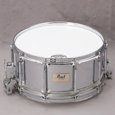Pearl S-814D Free-Floating Steel 14x6.5" Snare Drum (1st Gen) 1983 - 1991