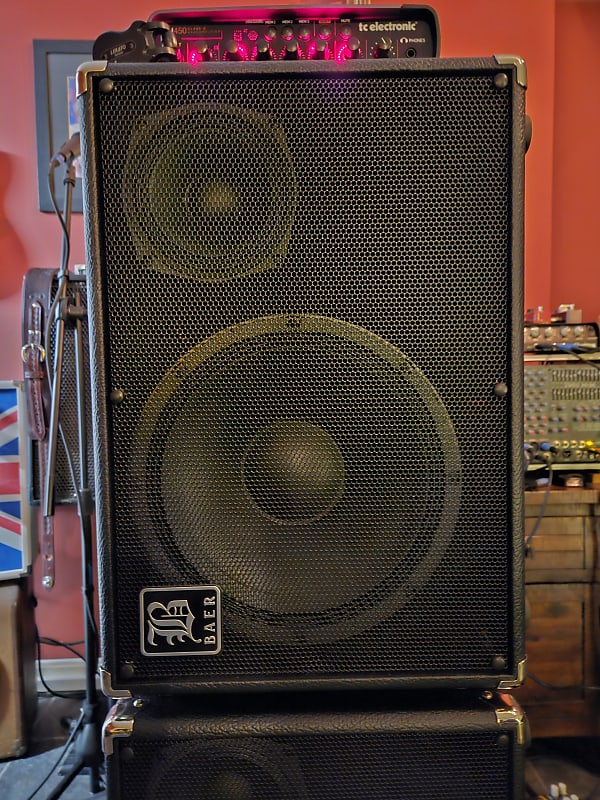 2 Baer ML 112 Bass Guitar Speakers with midrange drivers Reverb