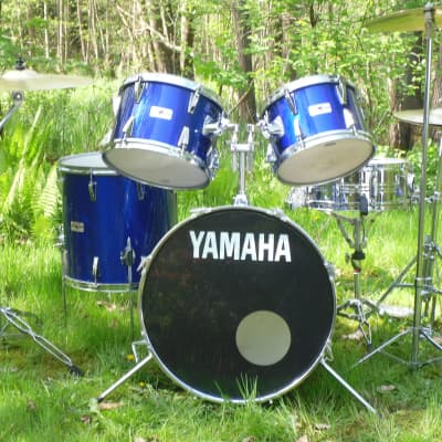 Vintage 1981 Yamaha 5000 pre-recording drum-set - Silkyblue