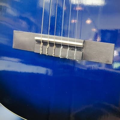 Denver DC34N-BLU 3/4 Size Classical Guitar 2020-Present - Blue image 4
