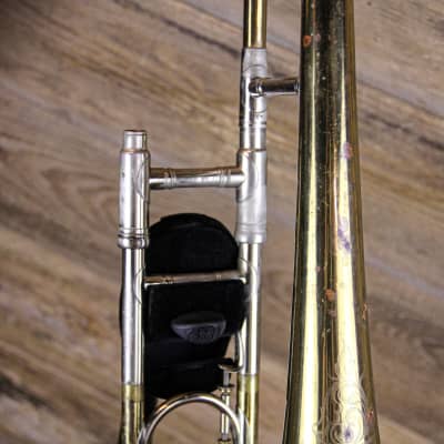 FE Olds and Son Tunable Slide Trombone Los Angeles in Lacquer image 4
