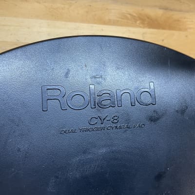 Roland CY-8 Dual Trigger V-Drum Cymbal Pad w/Boom Cymbal Arm & Clamp - X6D1873 image 6