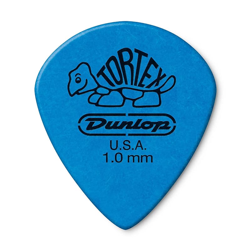 Dunlop 498R10 Tortex Jazz III XL 1.0mm Guitar Picks (72-Pack) image 1