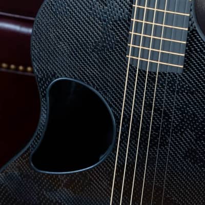 McPherson Blackout Carbon Fiber Sable Camo Top w/ Evo Frets and Black Gotoh Tuners #2601 image 2