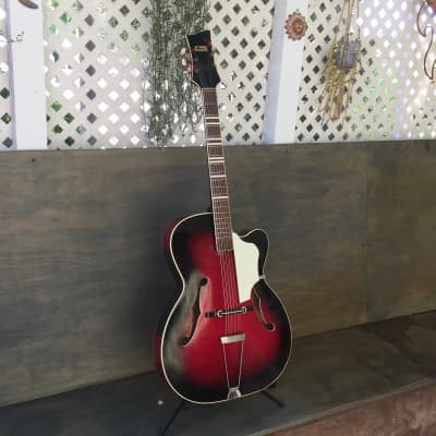 Hohner France, Holiday Archtop Jazz Guitar Vintage / Made in Germany c.1961(?) for sale