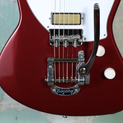 Mint Harmony Silhouette Bigsby with Rosewood Fretboard 2023 - Present - Burgundy image 3