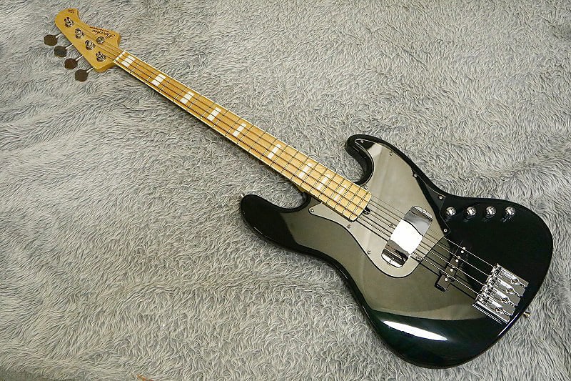 Very Beautiful conditon! Bacchus Global Series Jazz Bass HJB4 Standard ASH  Body See through Black | Reverb