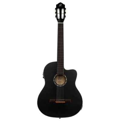 Ortega Family Series Thinline Acoustic-Electric Nylon Classical 6-String Guitar w/ Bag image 2