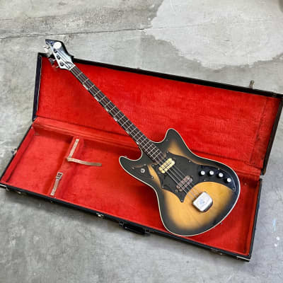 ギター TRUETONE Kay TrueTone hollow body Bass guitar c 1960 Sunburst